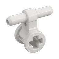 Pneumatic Hose Connector with Axle Connector, White