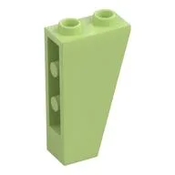 Brick Sloped Inverted 75° 2 x 1 x 3, Yellowish Green