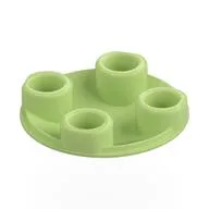 Plate Round 2 x 2 with Rounded Bottom [Boat Stud], Yellowish Green