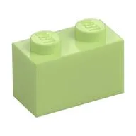 Brick 1 x 2, Yellowish Green