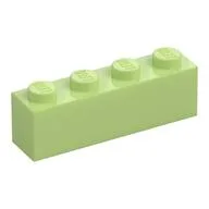 Brick 1 x 4, Yellowish Green