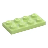 Plate 2 x 4, Yellowish Green
