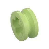 Technic Bush 1/2 Smooth with Axle Hole Semi-Reduced, Yellowish Green
