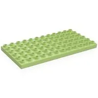 Duplo Plate 6 x 12, Yellowish Green