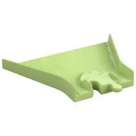 Duplo Train Tracks, Ramp, Yellowish Green