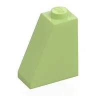 Brick Sloped 65° 2 x 1 x 2, Yellowish Green