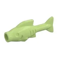 Animal, Fish [Hollow Stud Mouth], Yellowish Green
