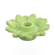 Plant, Sunflower 2 x 2 with 16 Petals, Yellowish Green