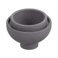 Brick Round 2 x 2 Dome Bottom [Open Stud], Flat Silver