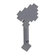 Weapon Axe Blocky, Flat Silver