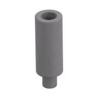 Equipment Candlestick, Flat Silver