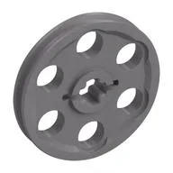 Technic Wedge Belt Wheel [aka Pulley], Flat Silver