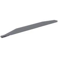Propeller Blade 40L with 3 Pin Holes, Flat Silver