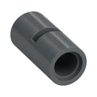 Technic Pin Connector Round [Slotted], Flat Silver
