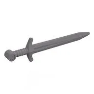 Weapon Greatsword, Flat Silver
