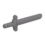 Weapon Sword / Shortsword Elaborate Hilt, Flat Silver