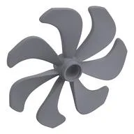 Propeller 7 Blade 6 Diameter, Flat Silver