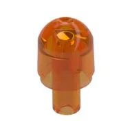 Light Cover 1 x 1 Round with Internal Bar / Bionicle Barraki Eye, Trans-Orange