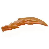 Wave / Lightning 5 x 6 with Axle Hole, Trans-Orange