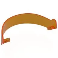 Visor 13 x 9 x 4, Trans-Orange