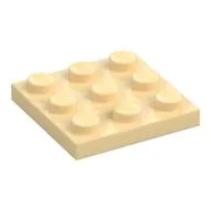 Plate 3 x 3, Tan