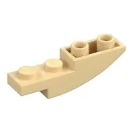 Brick Curved Inverted 4 x 1, Tan