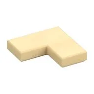 Tile 2 x 2 Corner, Tan