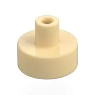 Tile Special Round 1 x 1 with Hollow Bar, Tan