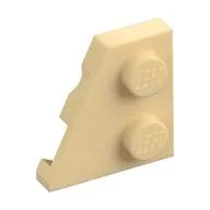 Wedge Plate 2 x 2 Left, Tan
