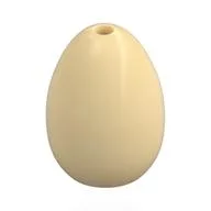 Food Egg with 1.5mm Hole [Plain], Tan