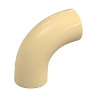 Brick Round 1 x 1 diameter Tube with 90 Degree Elbow (2 x 2 x 1) and Axle Holes (Crossholes) at each end, Tan
