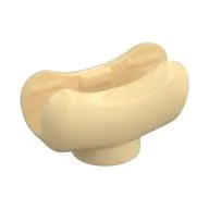 Food Hot Dog Bun, Tan