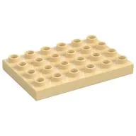 Duplo Plate 4 x 6, Tan