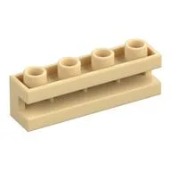 Brick Special 1 x 4 with Groove, Tan