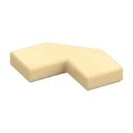 Tile Special 2 x 2 Corner with Cut Corner - Facet, Tan