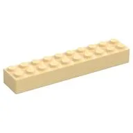 Brick 2 x 10, Tan