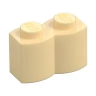 Brick Special 1 x 2 Palisade [aka Log], Tan