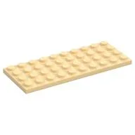 Plate 4 x 10, Tan