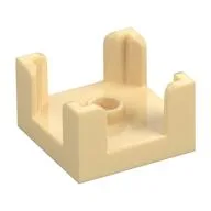 Panel 2 x 2 x 1 Corner Posts with Centre Stud, Tan