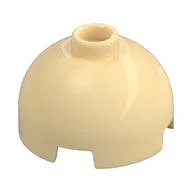 Brick Round 2 x 2 Dome Top, Vented Stud, Tan