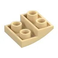 Brick Curved Inverted 2 x 2 x 2/3, Tan
