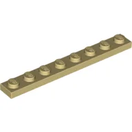 Plate 1 x 8, Tan