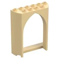 Panel 2 x 6 x 6 with Gothic Arch, Tan