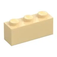 Brick 1 x 3, Tan