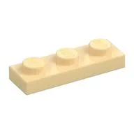 Plate 1 x 3, Tan