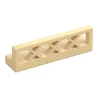 Fence Lattice 1 x 4 x 1, Tan