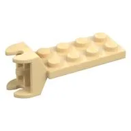 Hinge Plate 2 x 4 with Articulated Joint - Female, Tan
