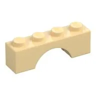 Brick Arch 1 x 4, Tan