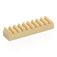 Technic Gear Rack 1 x 4, Tan