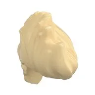 Hair Mohawk Wavy, Tan